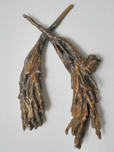 Kiefernpaar (Kiefernzweige in Bronze)