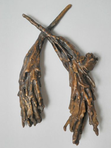 Kiefernpaar (Kiefernzweige in Bronze)